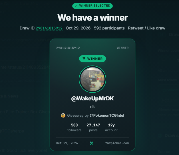 Winner of this